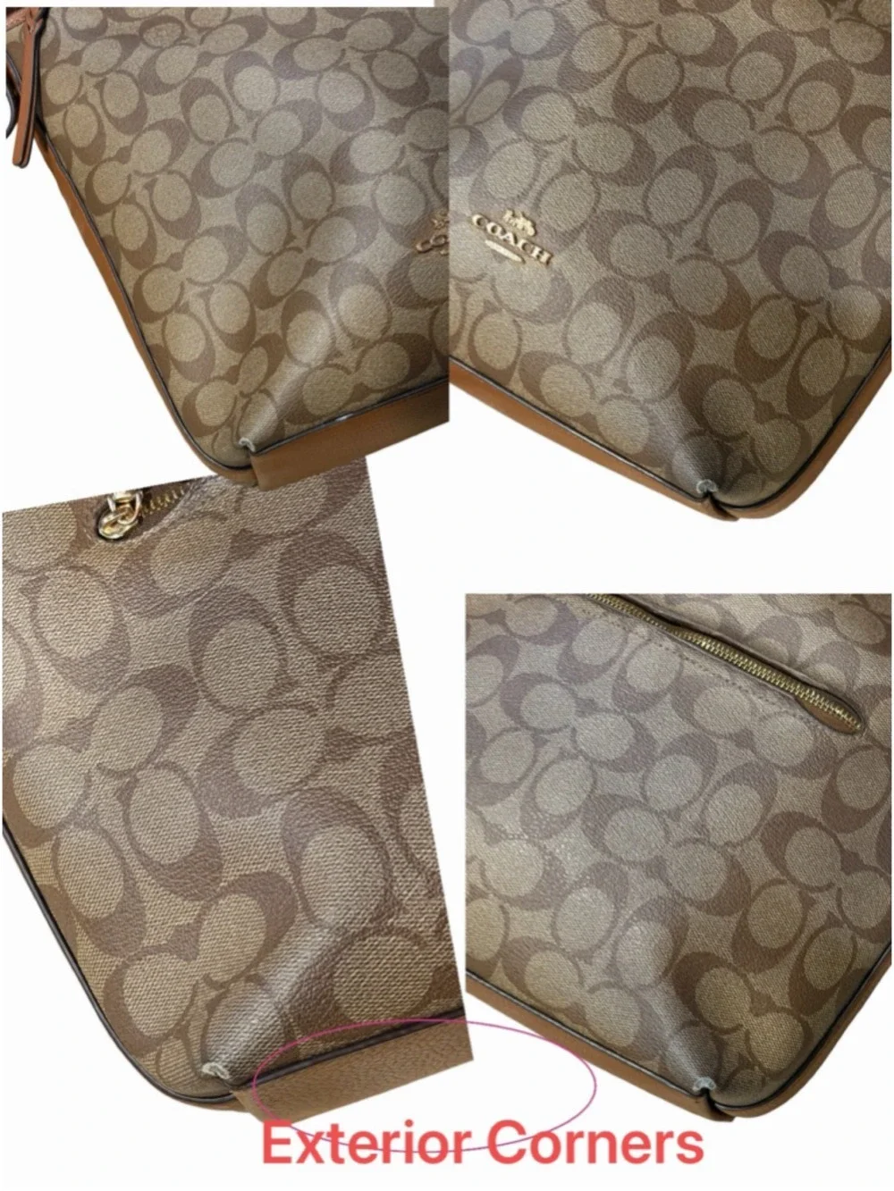 Coach coated lining